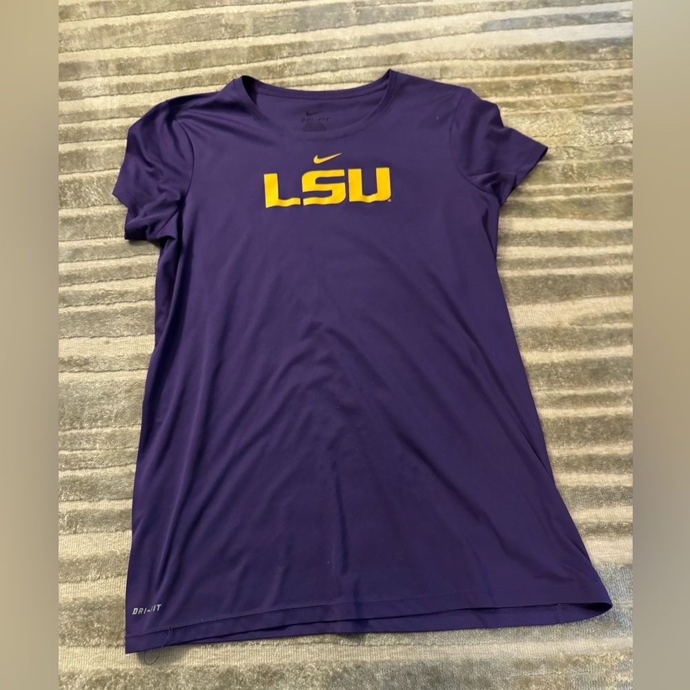 Nike Women's Purple LSU Short Sleeve Tee